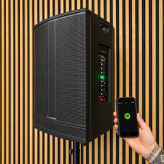 Audioport V15 transportabel aktiv højttaler 500 W med 2 mikrofoner