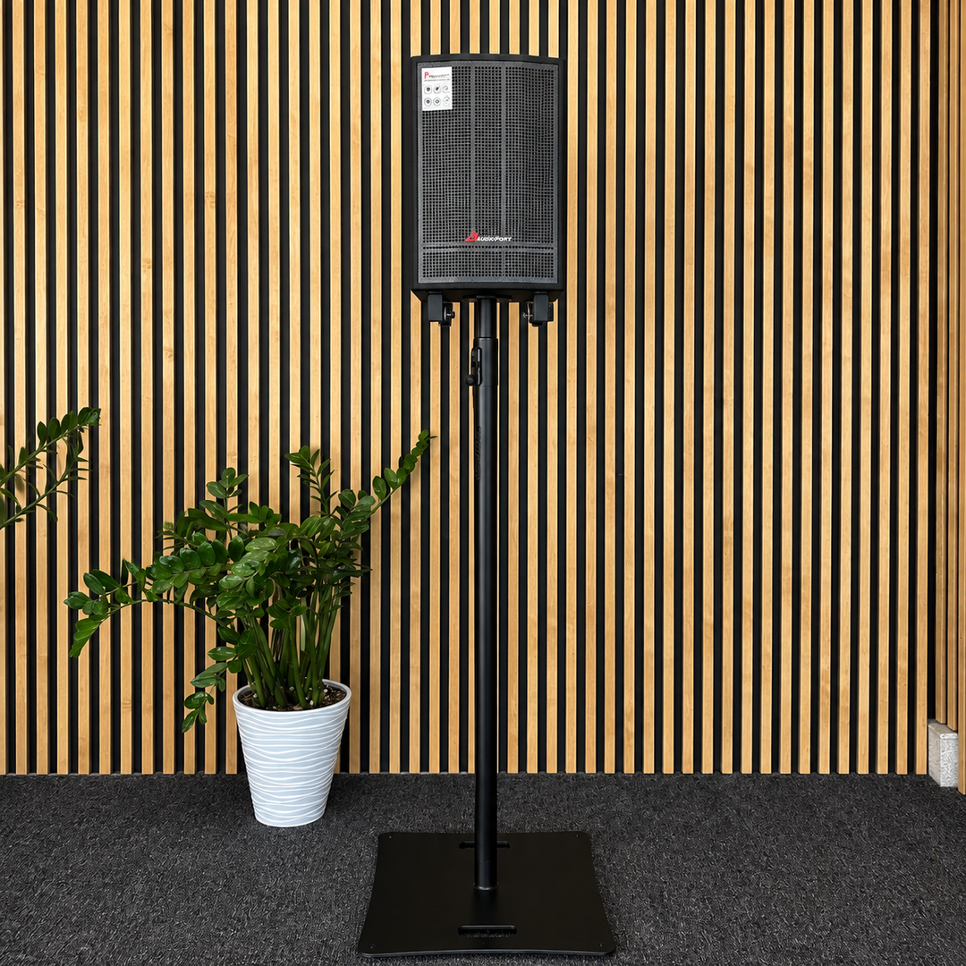 Audioport V8 transportabel aktiv højttaler 250 W med 2 mikrofoner