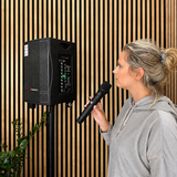 Audioport V8 transportabel aktiv højttaler 250 W med 2 mikrofoner