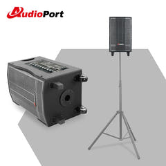Audioport V8 transportabel aktiv højttaler 250 W med 2 mikrofoner