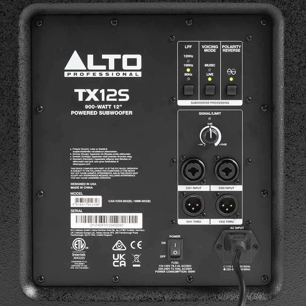 ALTO TX12S Subwoofer
