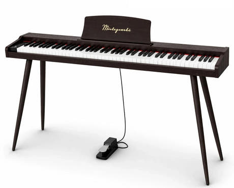 Mielczewski Virelai digitalpiano med ben, mørkebrun