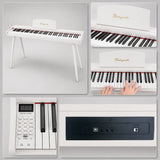 Mielczewski Virelai digitalpiano med ben, hvid