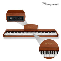 Mielczewski Canzona digitalpiano, lys mahogni