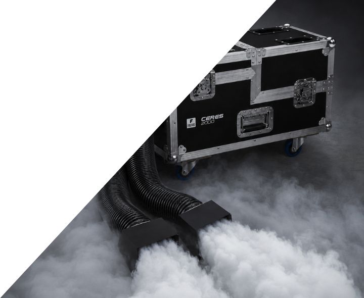 Firefog Ceres 2000 heavy smoke maskine, ultrasonisk, 2000 W
