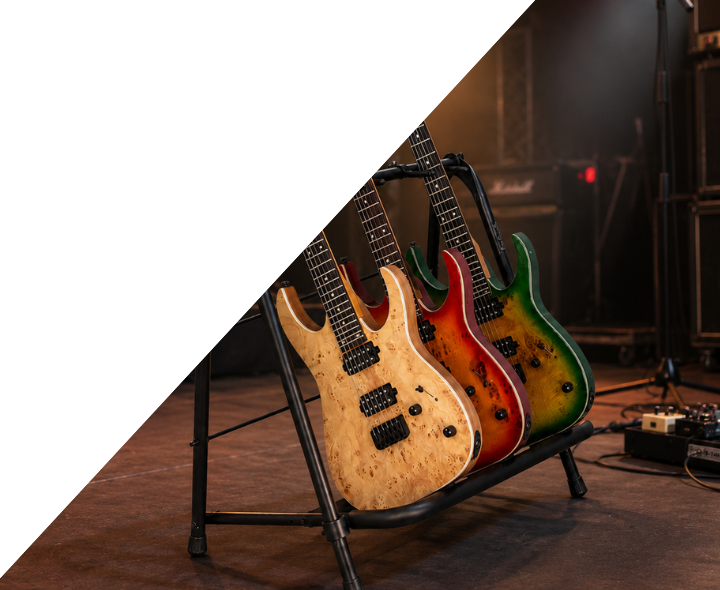Hardman guitarstativ til 3 guitarer, foldbart
