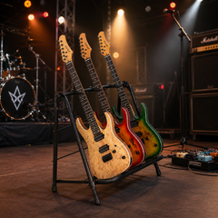 Hardman guitarstativ til 3 guitarer, foldbart