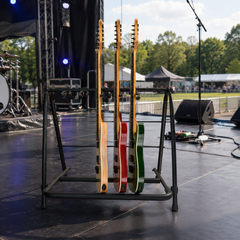 Hardman guitarstativ til 5 guitarer, foldbart