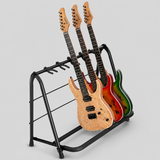 Hardman guitarstativ til 5 guitarer, foldbart