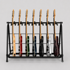 Hardman guitarstativ til 7 guitarer, foldbart