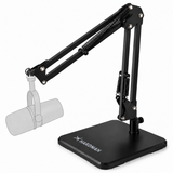 Hardman bordmikrofonstativ med tung base og arm, op til 2,5 kg