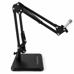 Hardman bordmikrofonstativ med tung base og arm, op til 2,5 kg