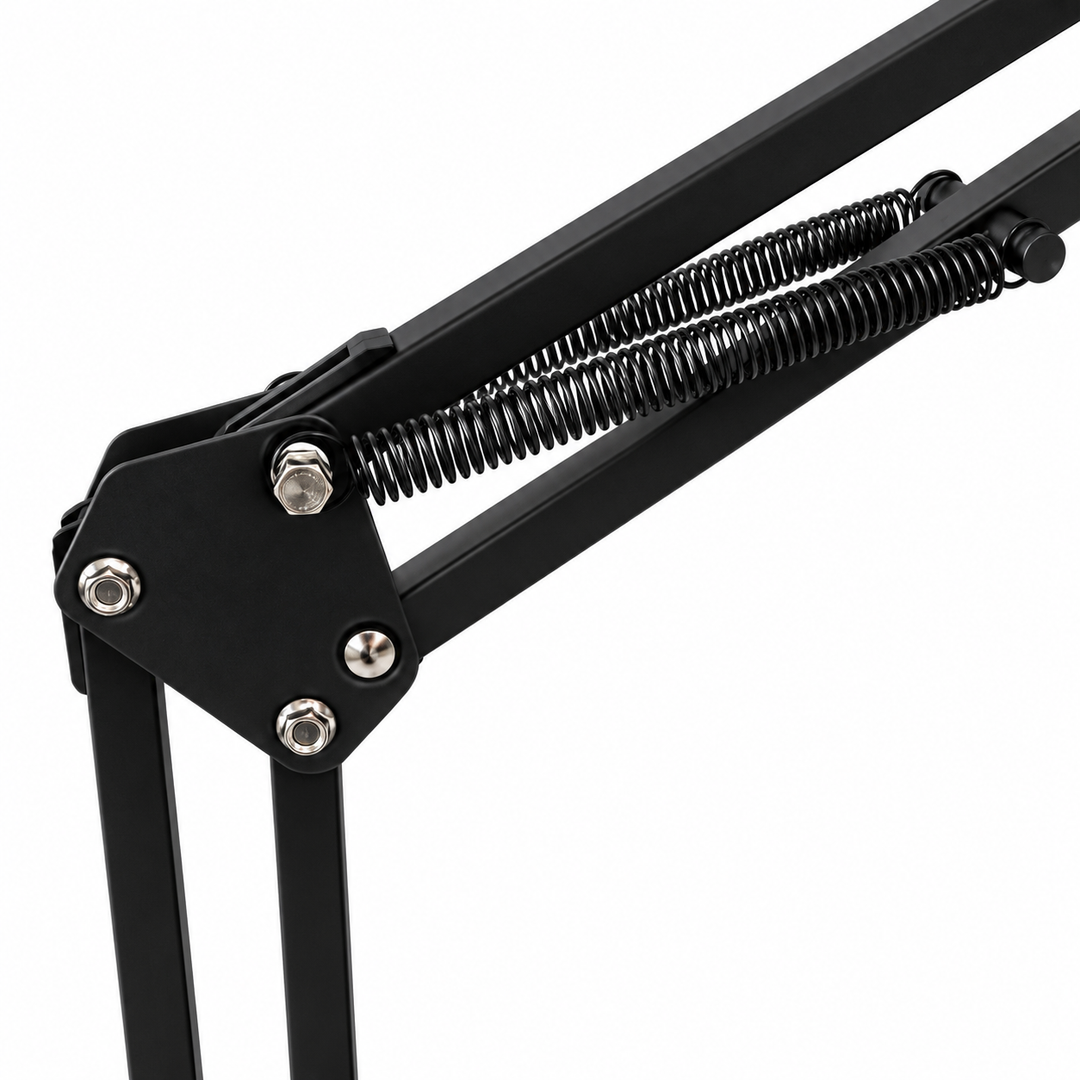 Hardman bordmikrofonstativ med tung base og arm, op til 2,5 kg
