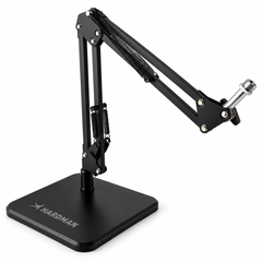 Hardman bordmikrofonstativ med tung base og arm, op til 2,5 kg