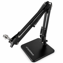 Hardman bordmikrofonstativ med tung base og arm, op til 2,5 kg