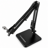 Hardman bordmikrofonstativ med tung base og arm, op til 2,5 kg