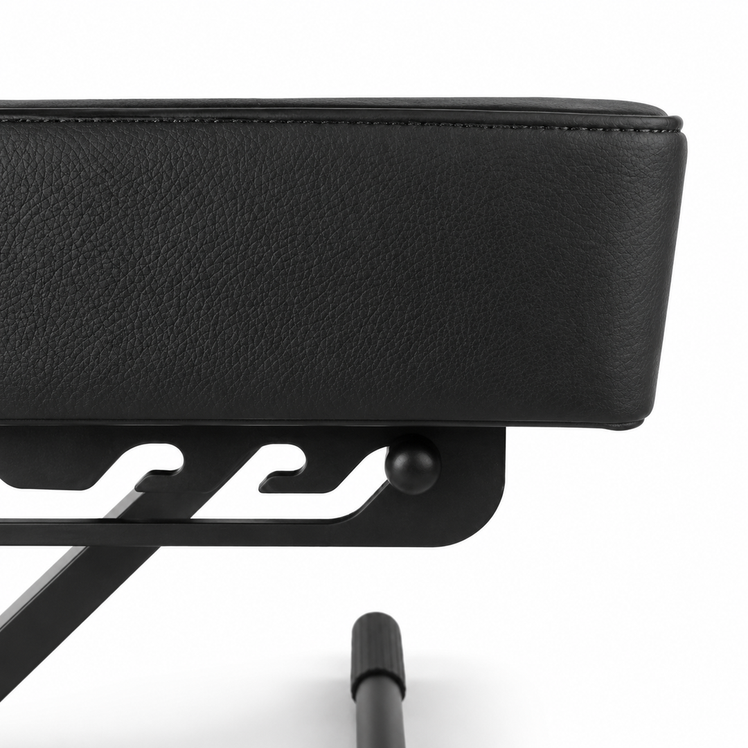 Hardman SB006 foldbar klaverbænk, sort