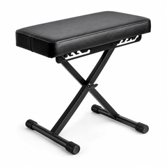 Hardman SB006 foldbar klaverbænk, sort