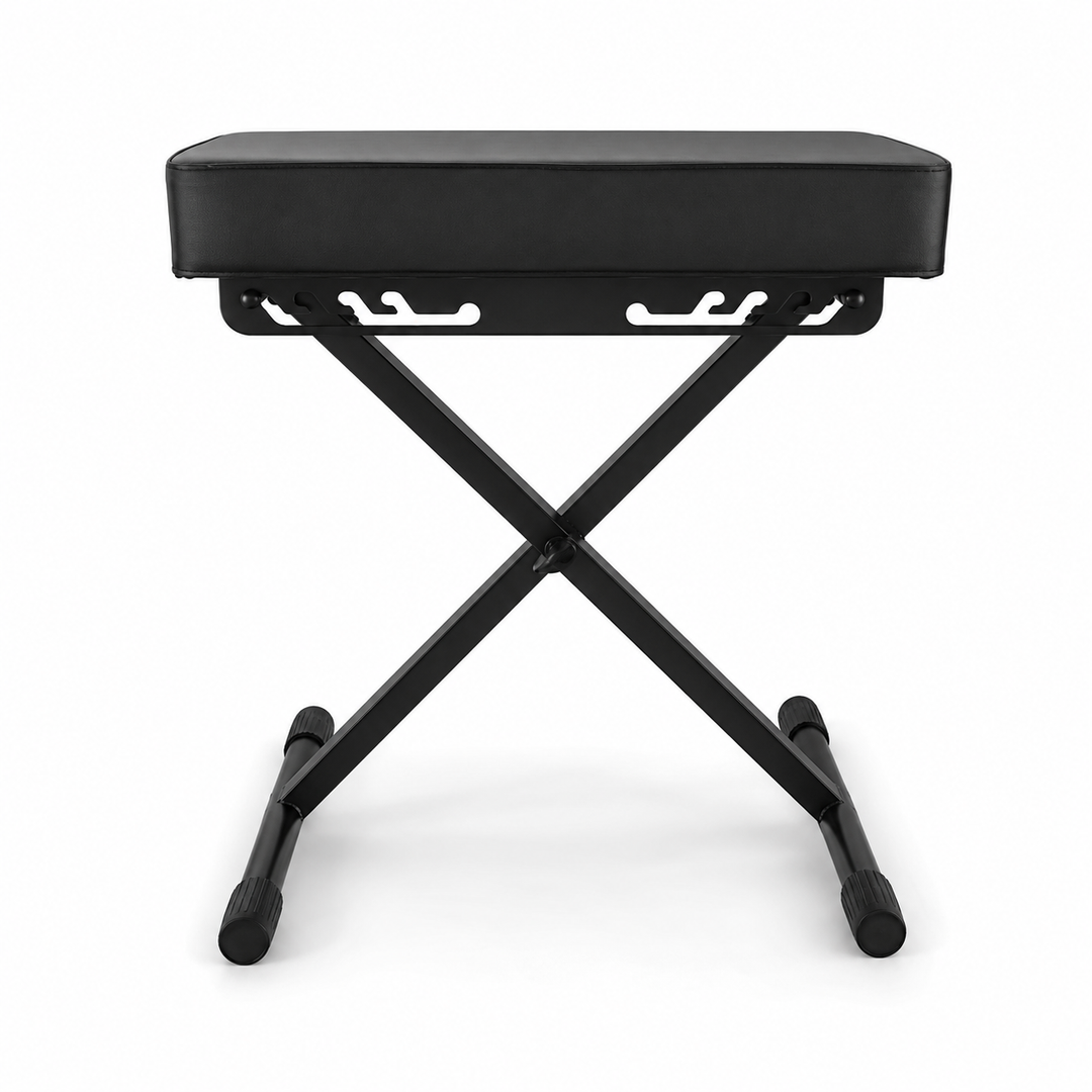 Hardman SB006 foldbar klaverbænk, sort