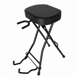 Hardman SB207 guitarstol med fodstøtte og guitarholder.