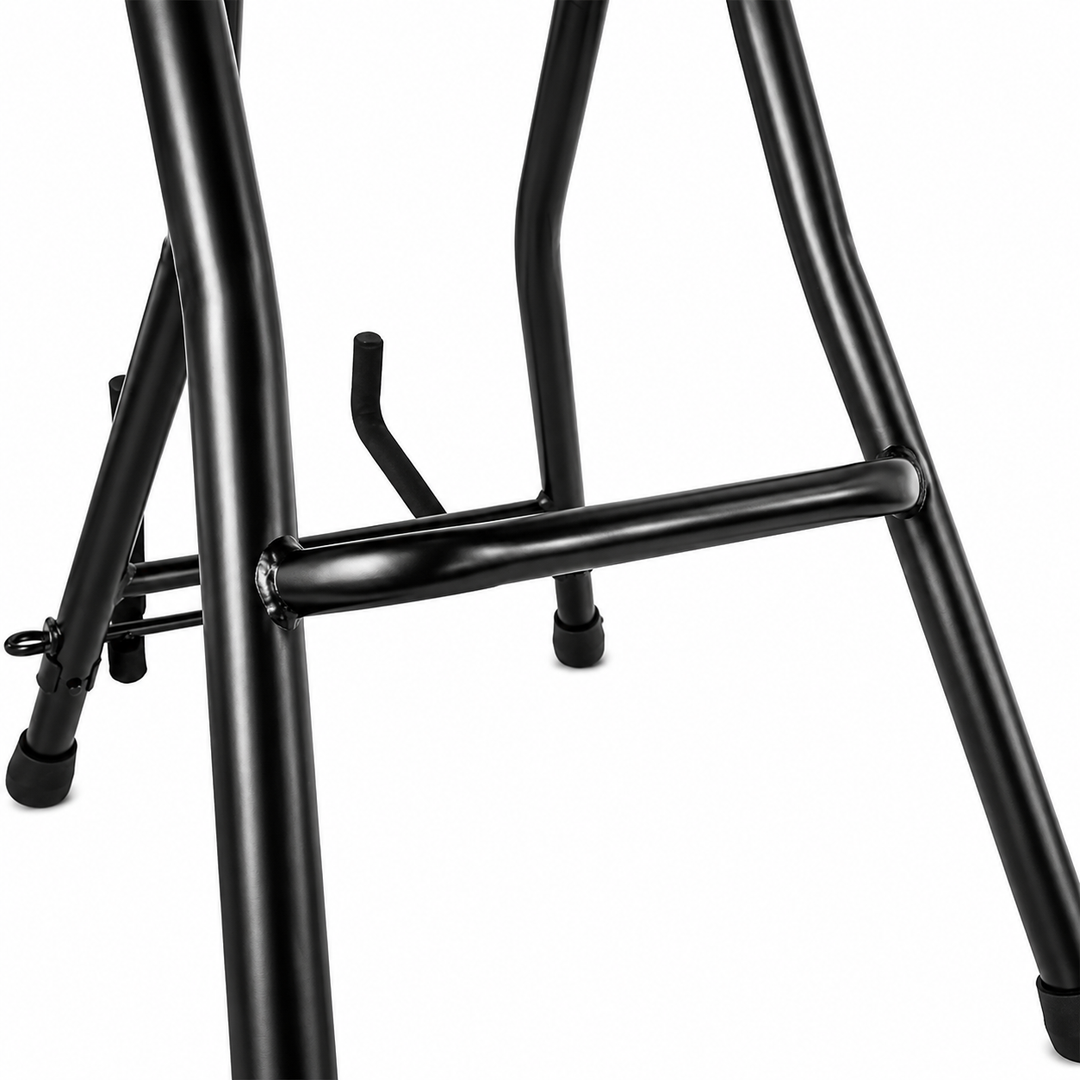 Hardman SB207 guitarstol med fodstøtte og guitarholder.