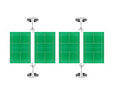 Natminton komplet pakke for 4 baner