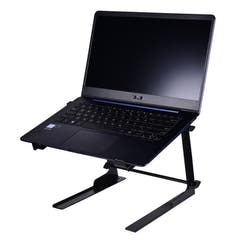 Laptop stativ - justerbart, sort