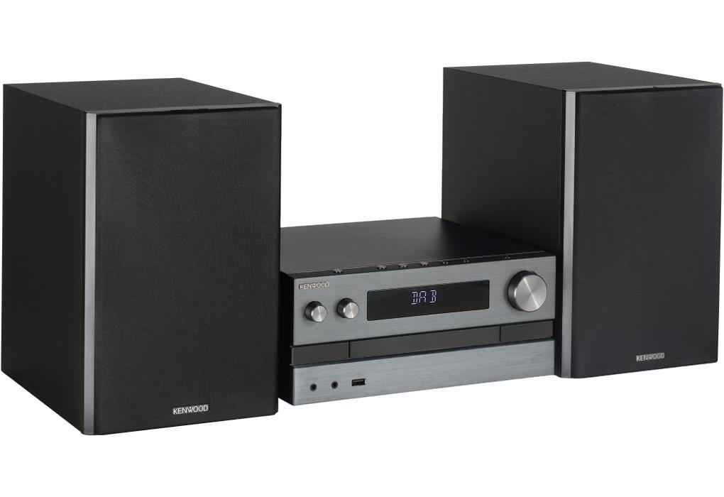 Kenwood M-918DAB-H Minianlæg m. Bluetooth og DAB+ (Aluminium)