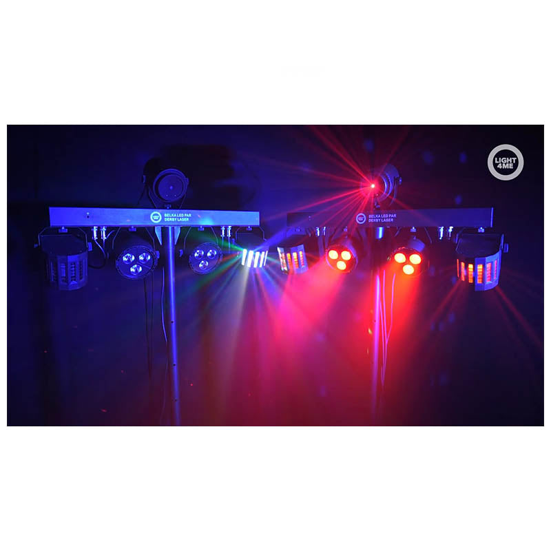 Light4Me T-Bar LED Par Derby Laser MultiBar