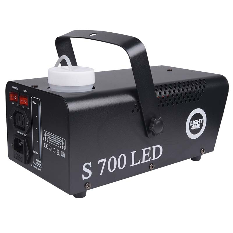 LIGHT4ME S 700W LED røgtågemaskine effektgenerator fjernbetjening