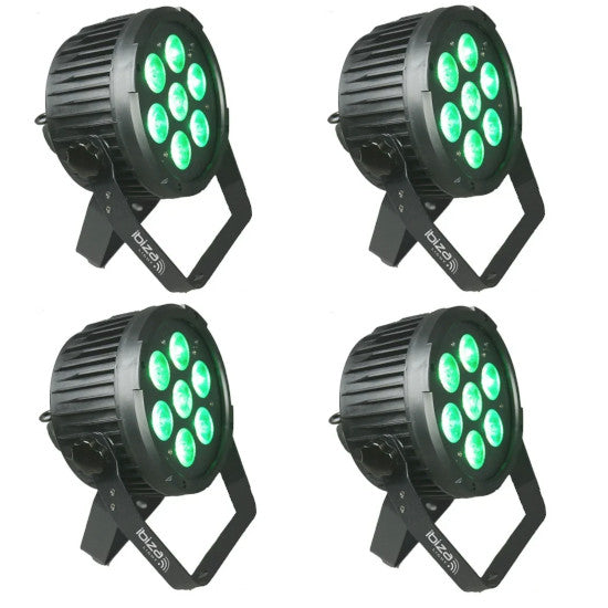 DEMOVARE - 4 stk Ibiza Parlamper (7x 12W LED)