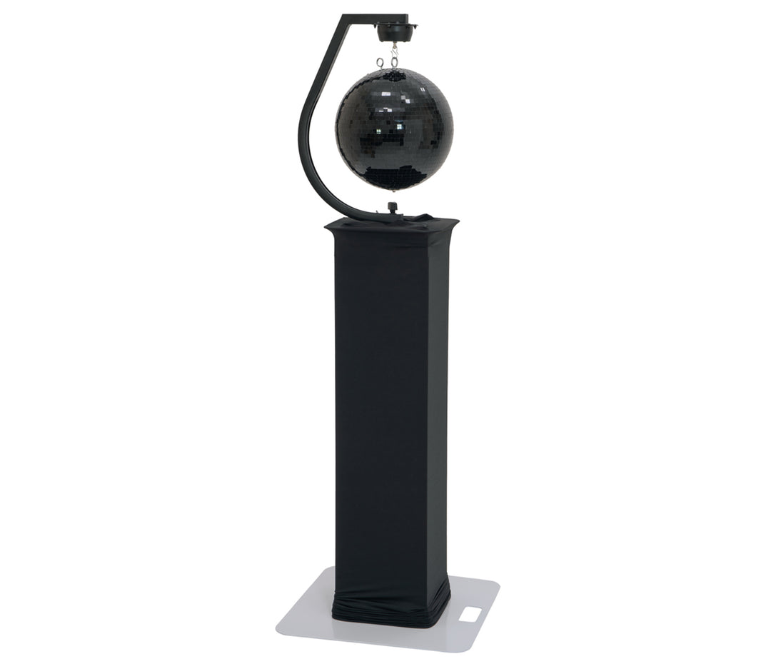 Holder m. Motor til Diskokugler op til 30cm (Sort)