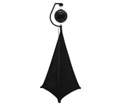 Holder m. Motor til Diskokugler op til 30cm (Sort)