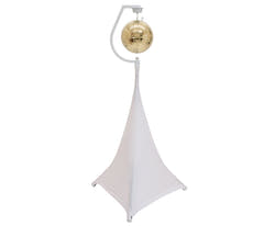 Holder m. Motor til Diskokugler op til 30cm (Hvid)