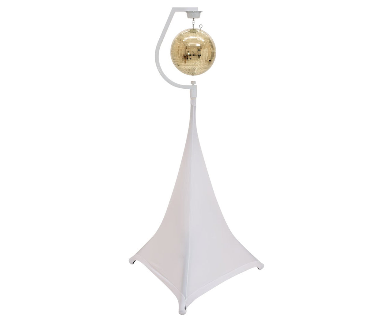 Holder m. Motor til Diskokugler op til 30cm (Hvid)