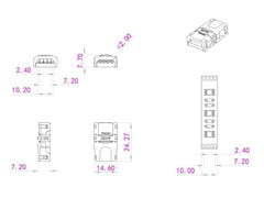 EUROLITE LED Strip Flexible Connector 4-pin 10mm