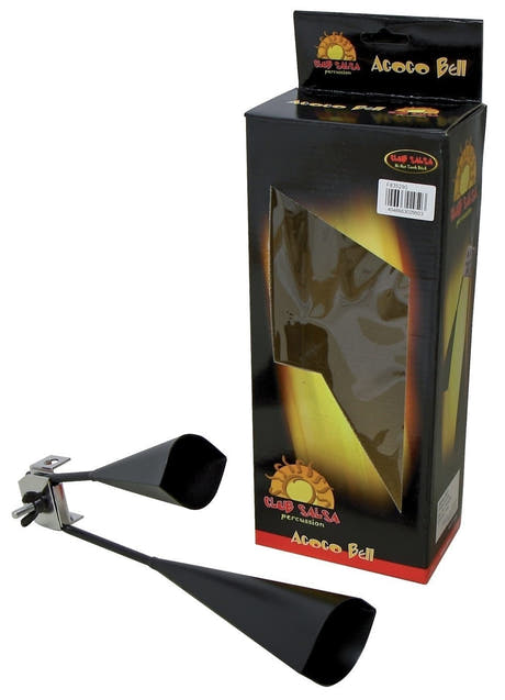 GEWA Club Salsa agogo i sort metal med to toner