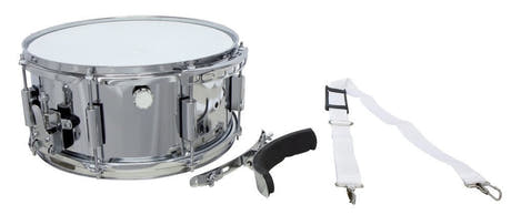Basix marchlilletromme 14" x 6,5" med metalskal og knæbøjle