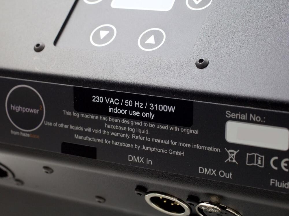 HAZEBASE HIGHPOWER² Tour Fog Machine