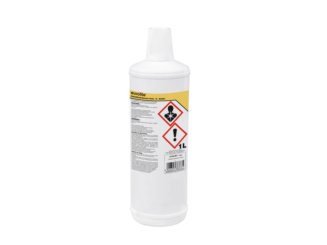 EUROLITE Set N-10 silver + B Basic Smoke Fluid 1l