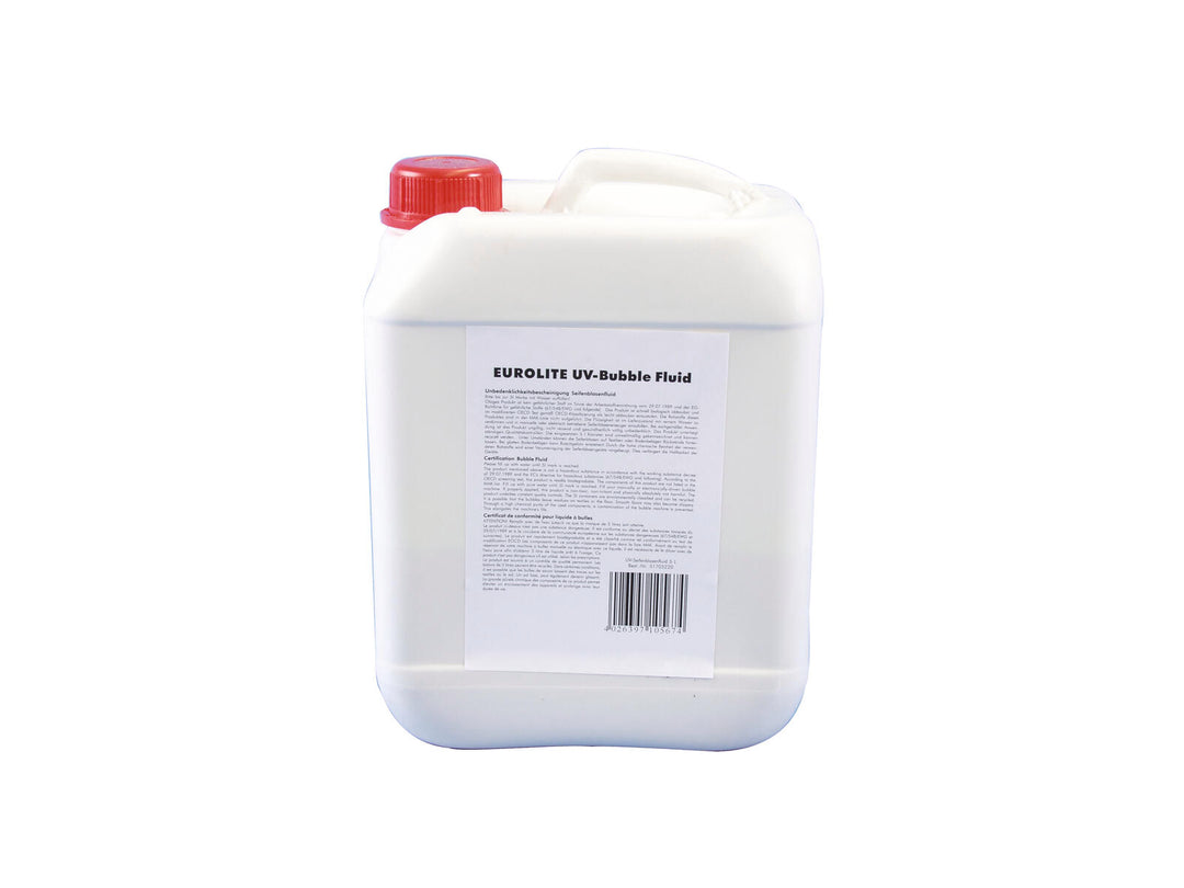 EUROLITE Set 3x UV Bubble Fluid 5l yellow + red + blue