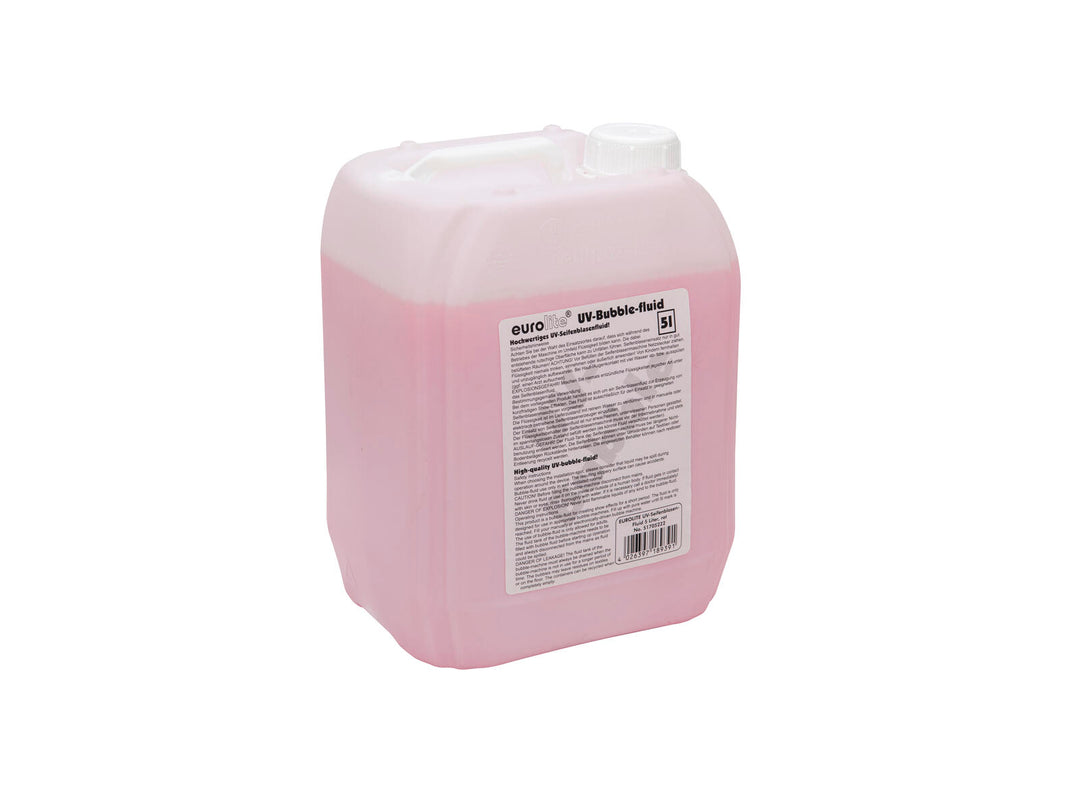 EUROLITE Set 3x UV Bubble Fluid 5l yellow + red + blue
