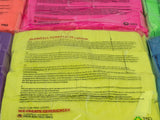 TCM FX Slowfall Confetti Rectangular 55x18mm, neon-orange, uv active, 1kg