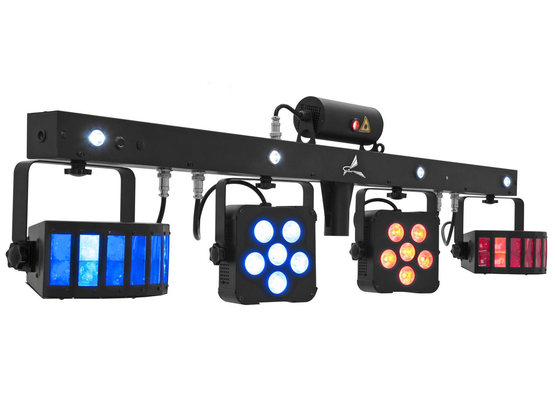 EUROLITE Set LED KLS Laser Bar PRO FX Light Set + M-4 Speaker System Stand