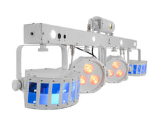 EUROLITE Set LED KLS Laser Bar FX Light Set white + BPS-3 Loudspeaker Stand white