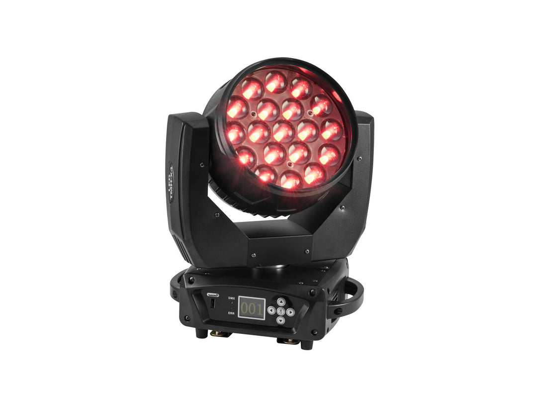 EUROLITE Set 4x LED TMH-X4 Moving Head Wash Zoom + EU Case with wheels