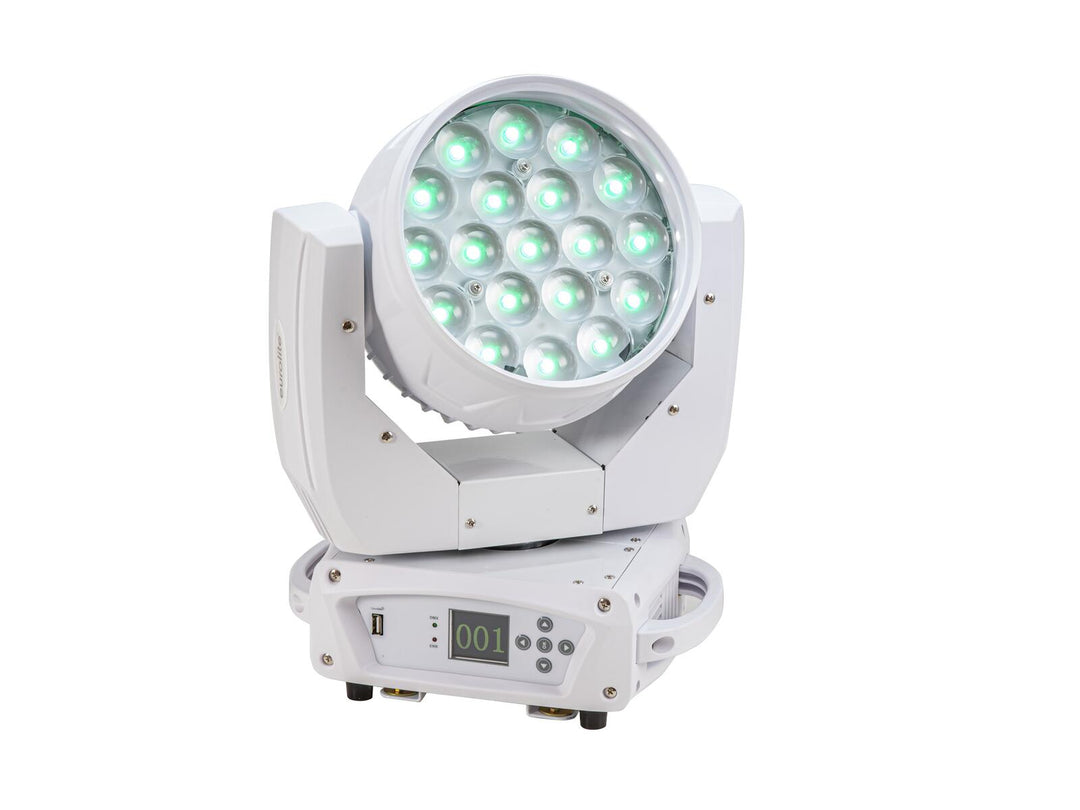 EUROLITE Set 4x LED TMH-X4 white + Case with wheels