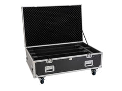EUROLITE Set 4x LED BAR-8 SWING QCL bar + Flightcase with wheels