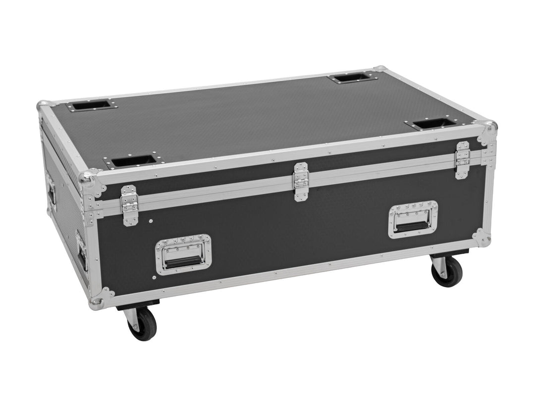 ROADINGER Flightcase PRO 4x LED BAR-8 SWING with wheels