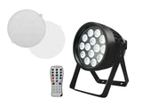 EUROLITE Set 4x LED IP PAR 14x10W HCL + Flightcase